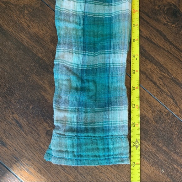PRANA Women's Plaid Francine Top size Small - Picture 6 of 9